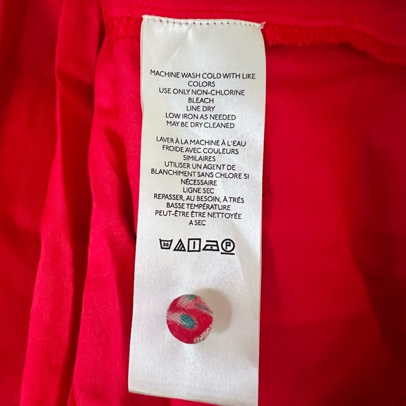 Anthropologie The Katerina
Lurex Button Front Dress in Red Paisley Size 8 - Picture 10 of 10